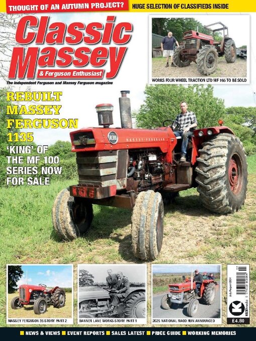 Title details for Classic Massey & Ferguson Enthusiast by Kelsey Publishing Ltd - Available